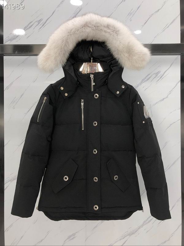 Moose Knuckles 3Q Jacket, Black, Shearling-Trimmed Hood