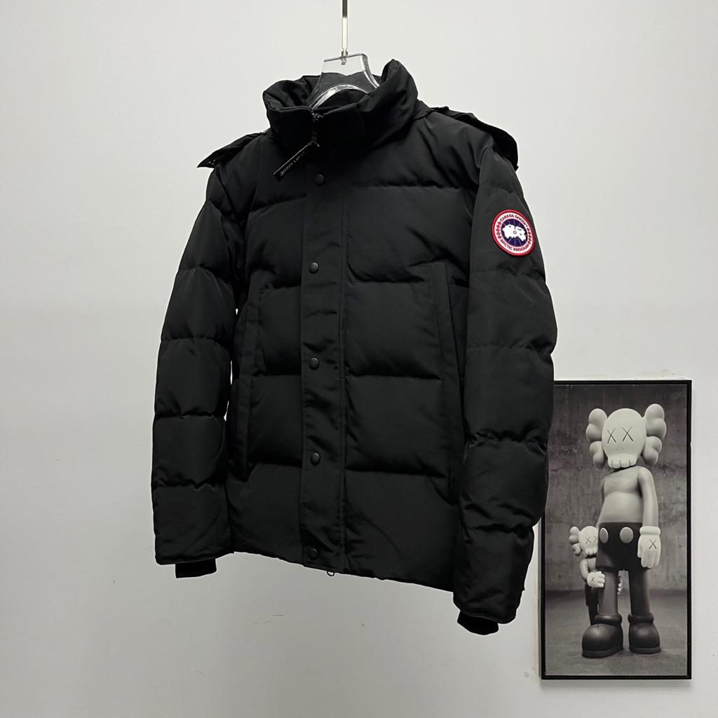 Canada Goose MacMillan Parka, Black, Hooded Down Jacket